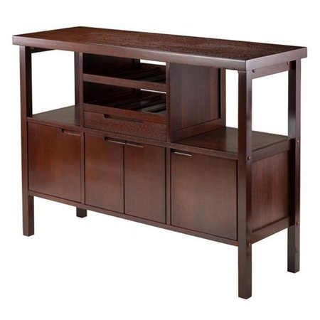 WINSOME Winsome 94746 34.02 x 45.98 x 15.98 in. Diego Buffet - Sideboard Table; Walnut 94746
